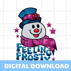 Feeling Frosty Faux Sparkling Glitter PNG Download File