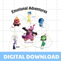 emotional adventures inside out characters png download