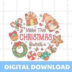 make this christmas sweet svg cutting digital file