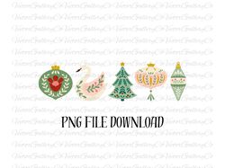 christmas ornaments png, cute christmas png, digital download, christmas decor png, christmas sweatshirt, christmas png,