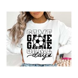 game day vibes svg, soccer game day svg, soccer svg, game day t-shirt, soccer mom svg, sports day svg, football game day