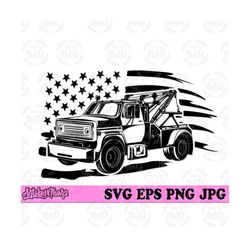 us tow truck svg, tow truck clipart, us towing truck svg, us towing svg, tow truck cutfile, towing clipart, towing shirt svg, tow truck png