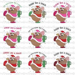 lookin like a snack gus christmas svg, princess christmas svg, family christmas svg, funny christmas svg, christmas svg