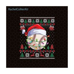 baseball christmas png, baseball santa hat png, baseball lover christmas png, baseball game png,merry christmas baseball