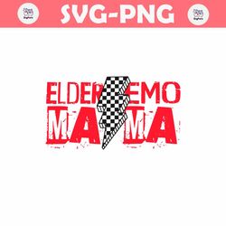 elder emo mama lightning bolt svg