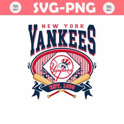 vintage new york yankees est 1903 svg