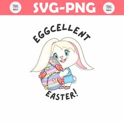 eggcellent easter bunny egg png