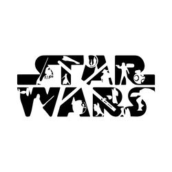 star wars svg ears clipart silhouette digital download files