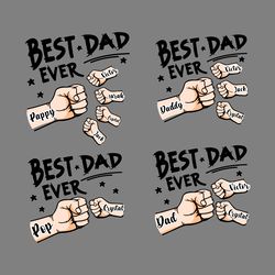 fist bump father's day bundle svg digital download files