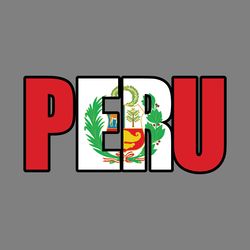 peru flag text word art vector .eps digital download files