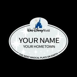 2023 new disneyworld cast member name tag svg disneyworld employee tag cut file cricut svg