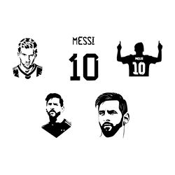 lionel messi goat svg file digital download files