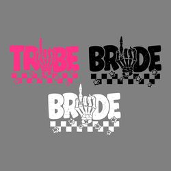 bride tribe svg png retro bride skeleton bride ring svg bride shirt svg retro bachelorette