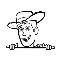 vector woody toy story svg digital download files