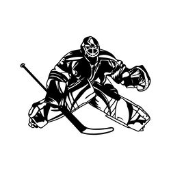 hockey goalie svg digital download files