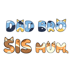 bundle dad mum svg digital download files