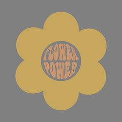 flower power svg png digital download files