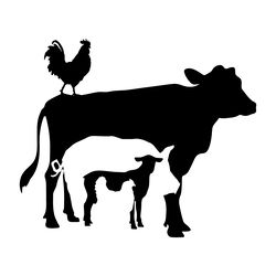 farm animals svg digital download files
