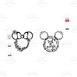 seek the magic, trending, wedding, head mickey, wedding svg, rustic wedding, couple of mickey, wedding shower, wedding i