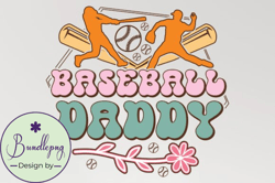 baseball daddy fathers day sublimation design 06