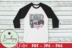Dad by Day Gamer by Night PNG, JPG, PDF Design 13