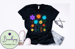 vintage flower novelty t shirt design design 184