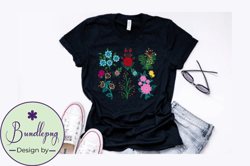 vintage botanical floral t shirt design design 198