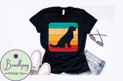 vintage dog retro t shirt design design 205