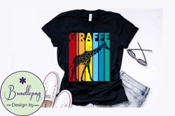 vintage giraffe t shirt design design 218