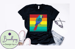 retro vintage parrot t shirt design design 228