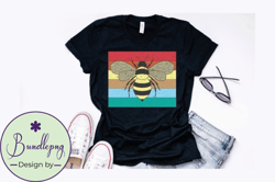 vintage style bee design design 243