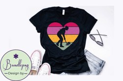 retro vintage heart curling design design 249