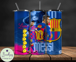 Lionel  Messi Tumbler Wrap ,Messi Skinny Tumbler Wrap PNG, Design by Bundlepng 48