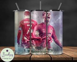 ronaldo tumbler wrap ,cristiano ronaldo tumbler design, ronaldo 20oz skinny tumbler wrap, design by bundlepng 01