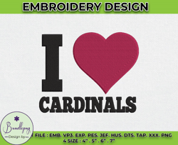 cardinals embroidery designs, nfl logo embroidery, machine embroidery pattern -01 by bundlepng.