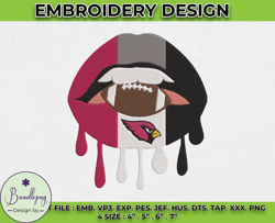cardinals embroidery designs, nfl logo embroidery, machine embroidery pattern -03 by bundlepng