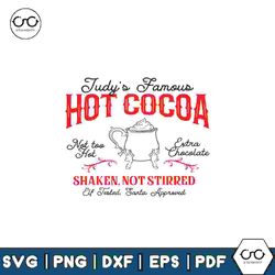 hot cocoa shaken not stirred svg