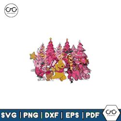 winnie the pooh pink christmas tree png