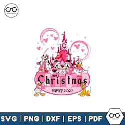 pink christmas party 2023 png