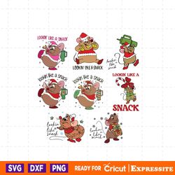 gus looking like a snack christmas svg bundle