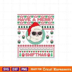 have a merry swiftmas karma cat svg