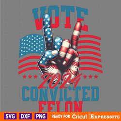 vote convicted felon 2024 america election png