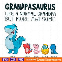 personalized grandpasaurus like a normal grandpa png