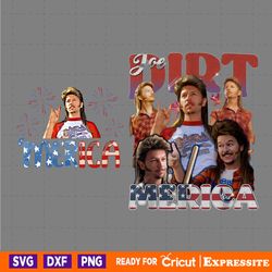 retro joe dirt merica 4th of july png digital download files