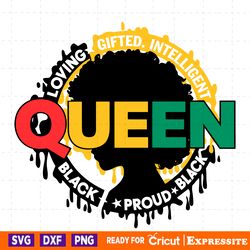 queen black women happy juneteenth svg digital download files