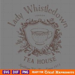 vintage lady whistledown london tea house svg