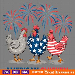 american chicken funny 4th of july png digital download files