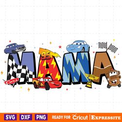 mama disney mom pixar cars png digital download files