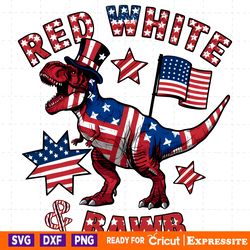 red white and rawr america patriotic png