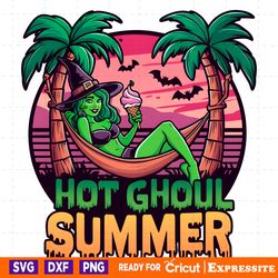 hot ghoul summer spooky season png digital download files